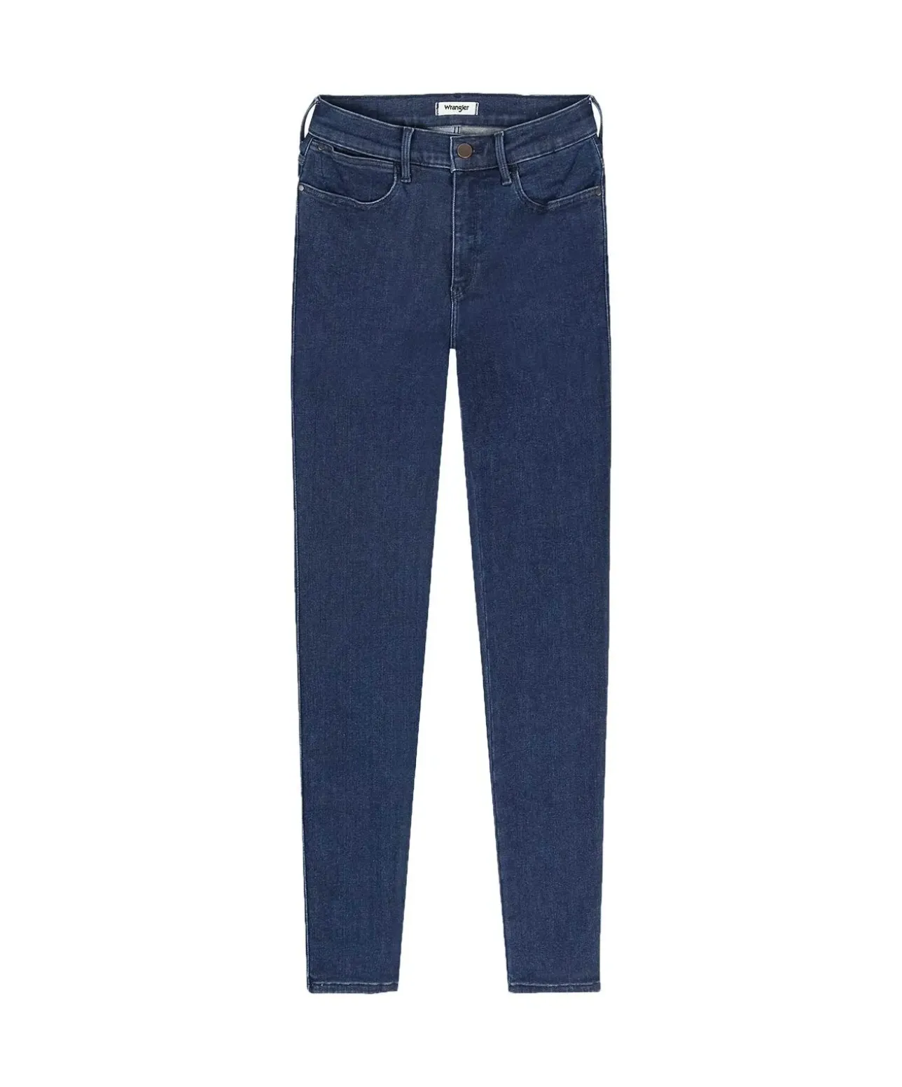 Wrangler High Jeans Skinny Fit in Dunkelblau