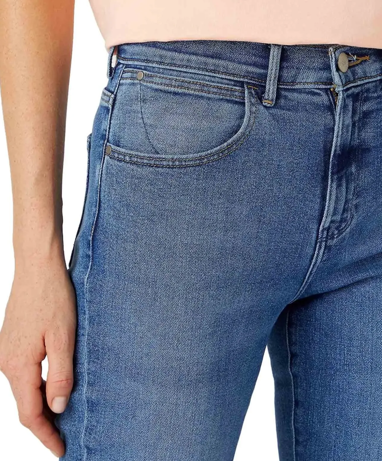 Wrangler Jeans Bootcut Body Bespoke in mittelblauem Raven