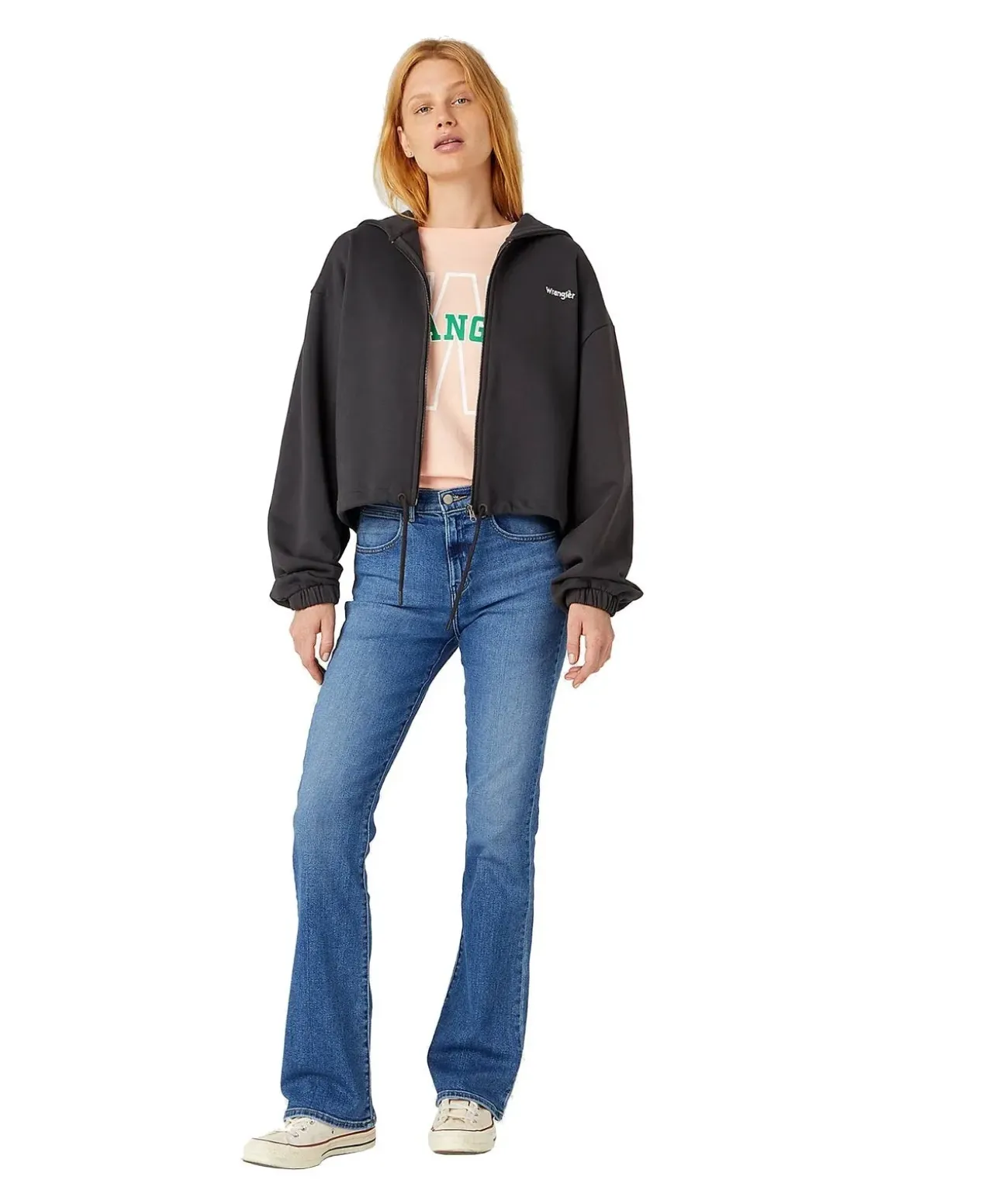 Wrangler Jeans Bootcut Body Bespoke in mittelblauem Raven