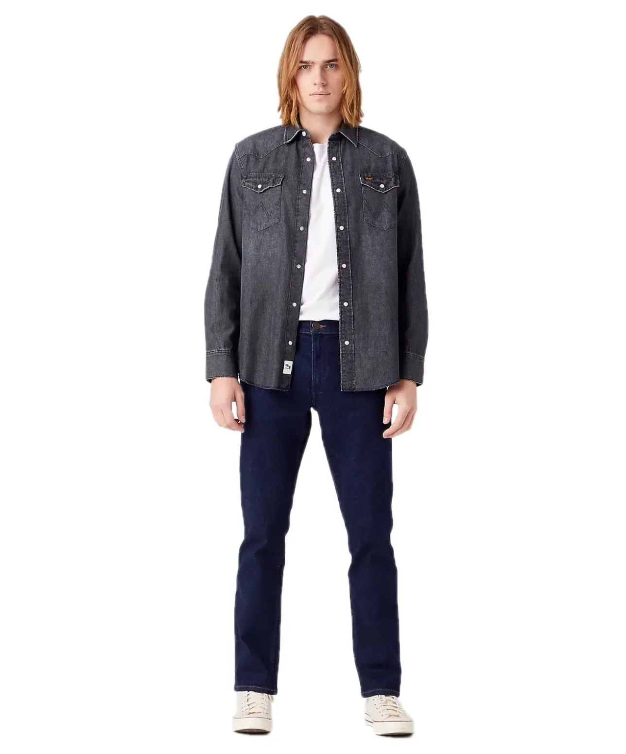 Wrangler Jeans Greensboro im tiefem Dunkelblau