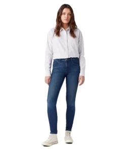 Wrangler Jeans Skinny Fit Body Bespoke in Dunkelblau
