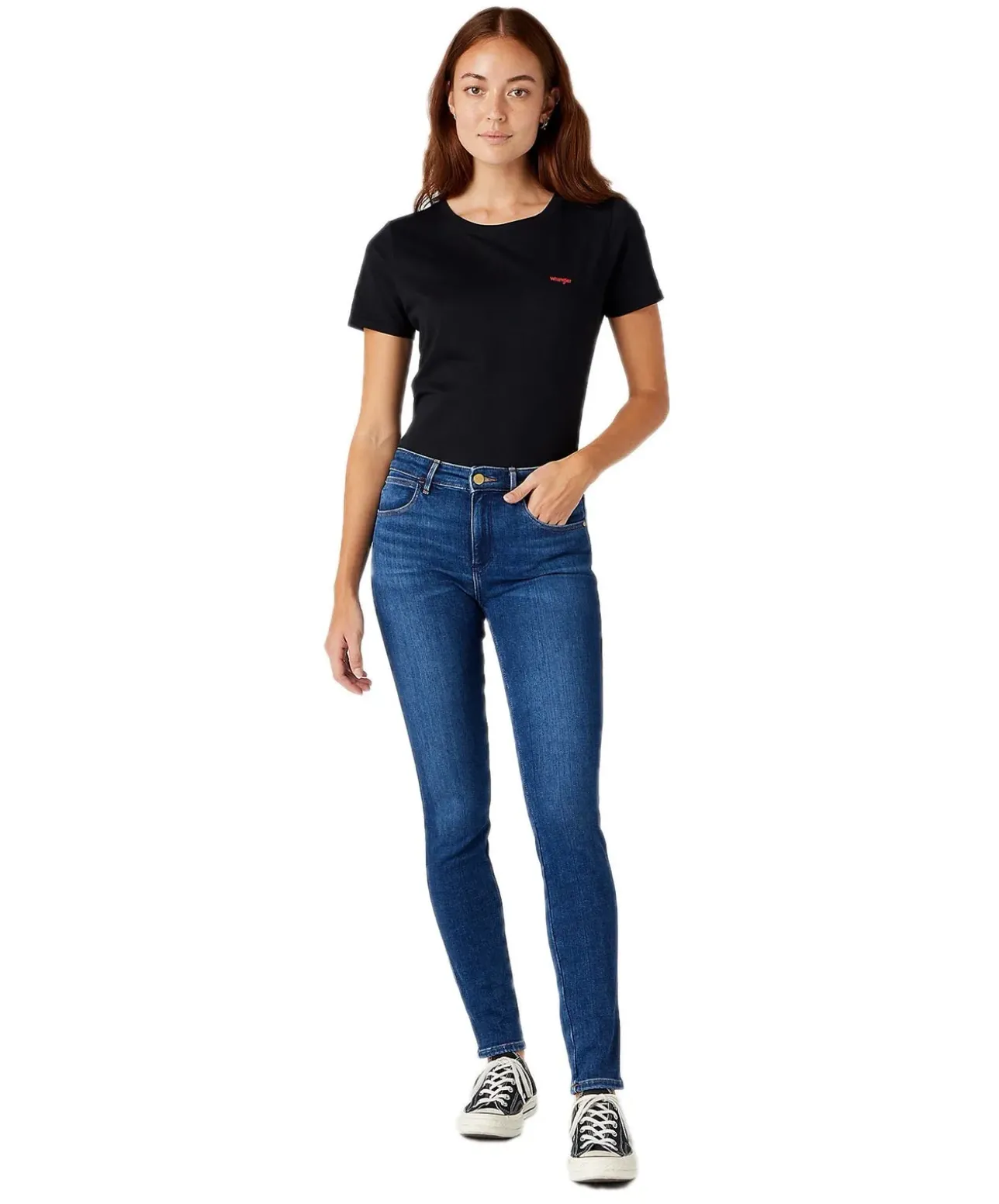 Wrangler Jeans Skinny Fit Body Bespoke in Used Optik