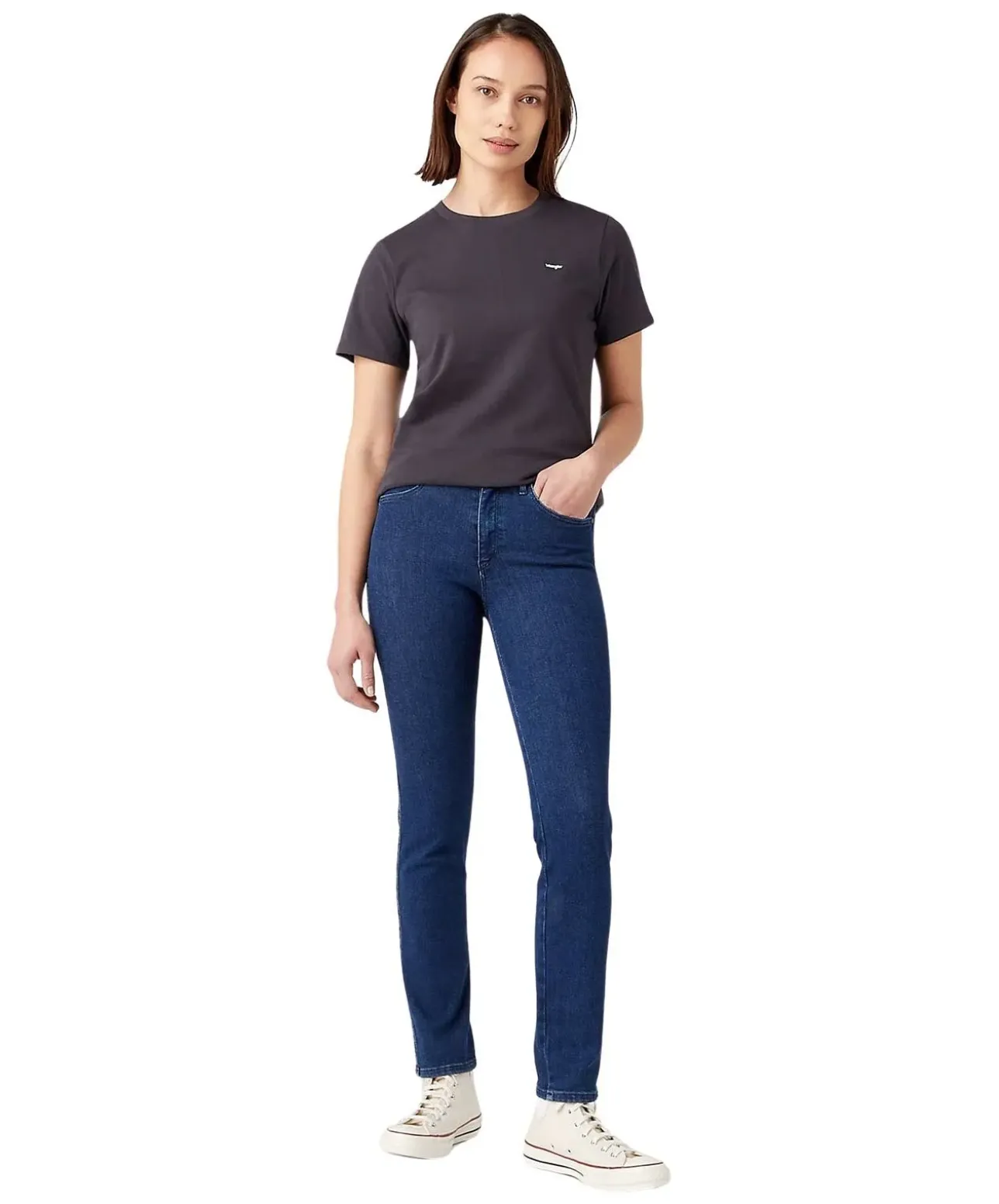 Wrangler Jeans Slim fit mit Body Bespoke in Marineblau
