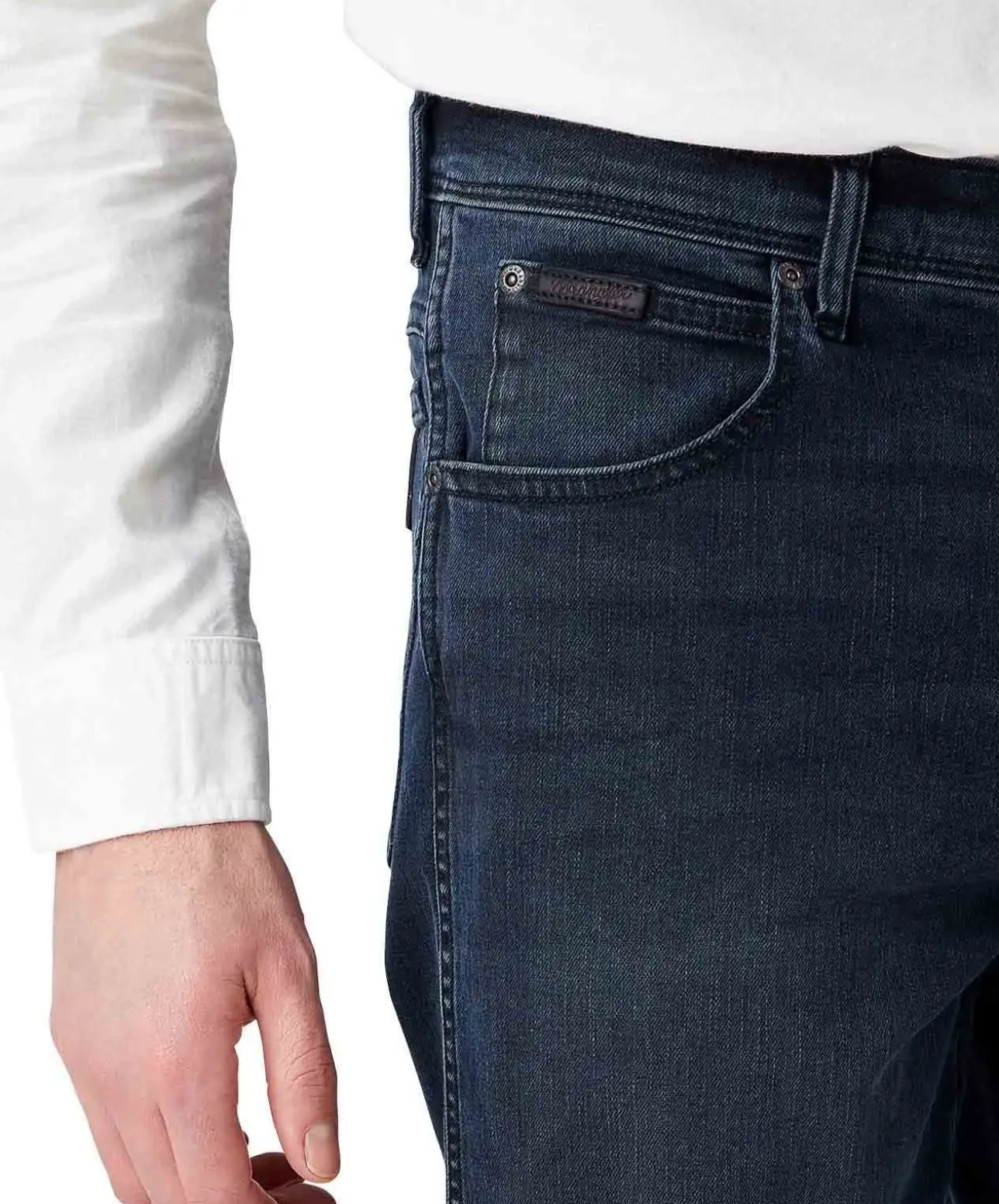 Wrangler Jeans Slim Fit Texas Slim in blauem Bruised River