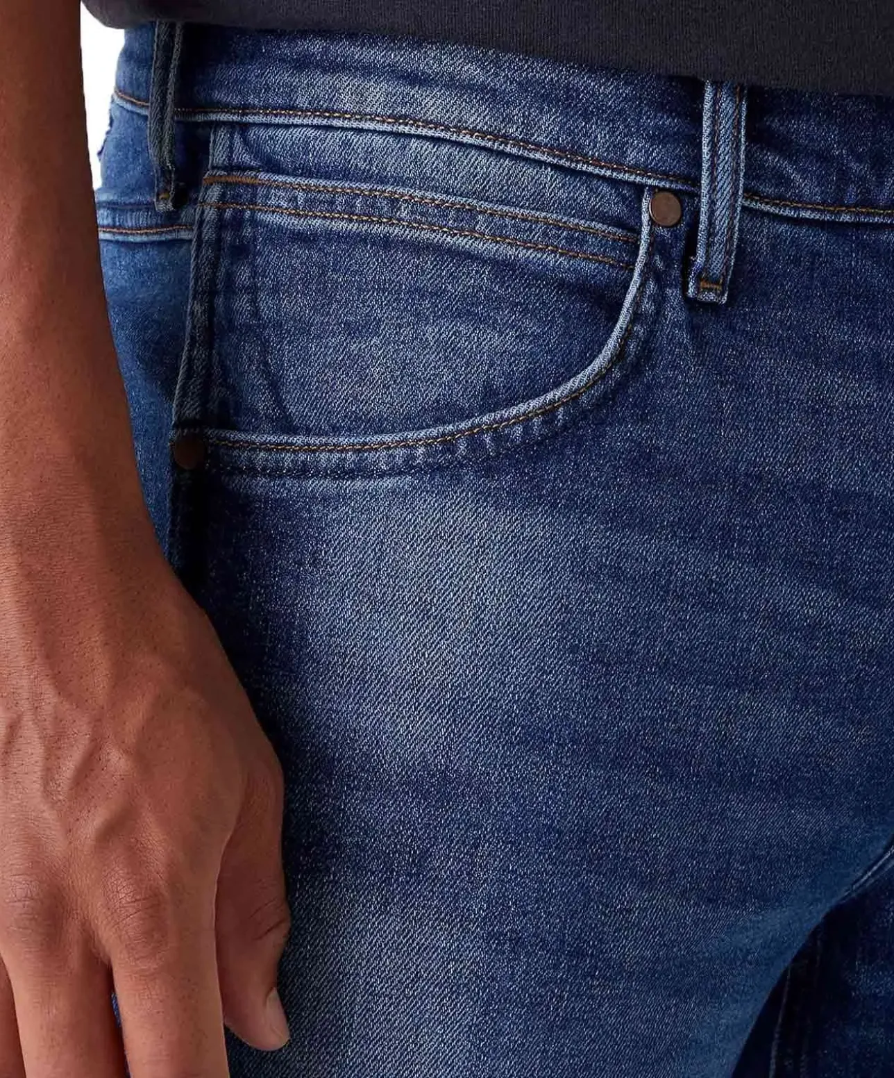 Wrangler Jeans Straight Fit Greensboro in Hard Edge