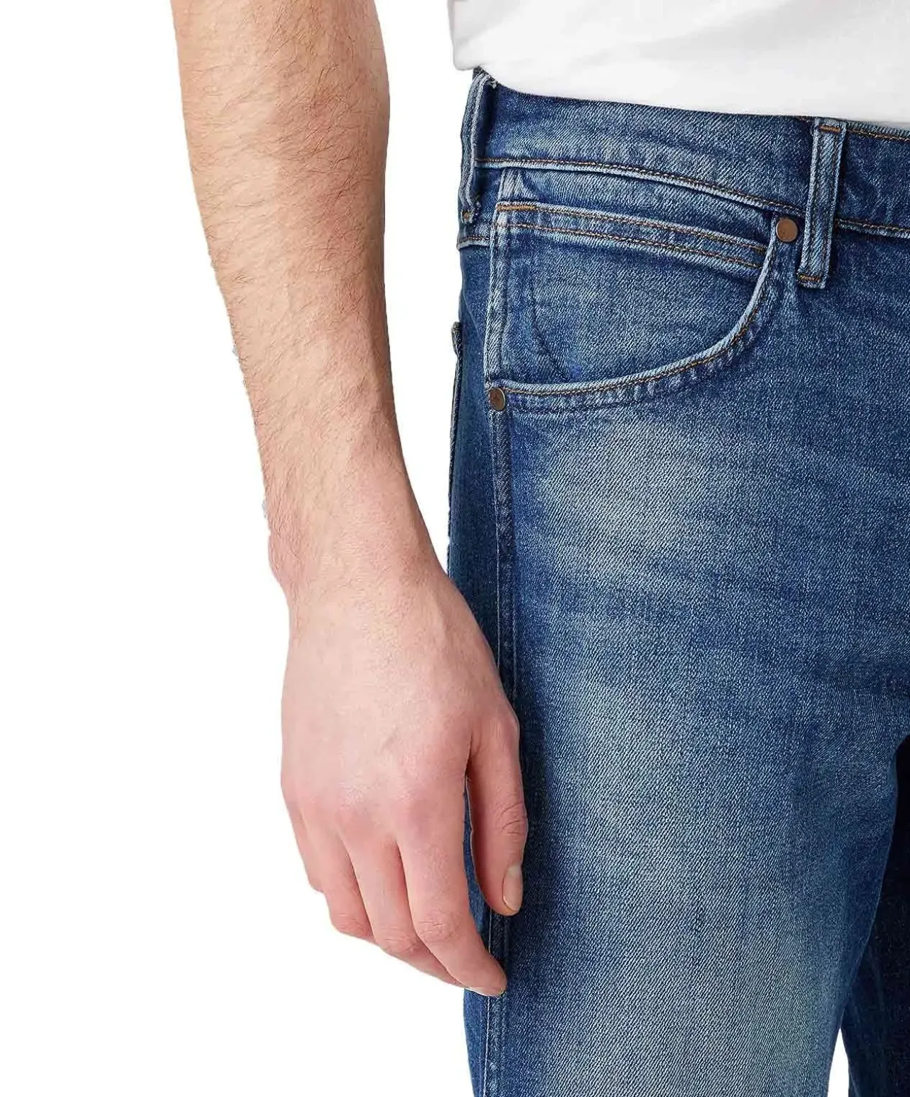Wrangler Jeans Straight Fit Greensboro in Hard Edge