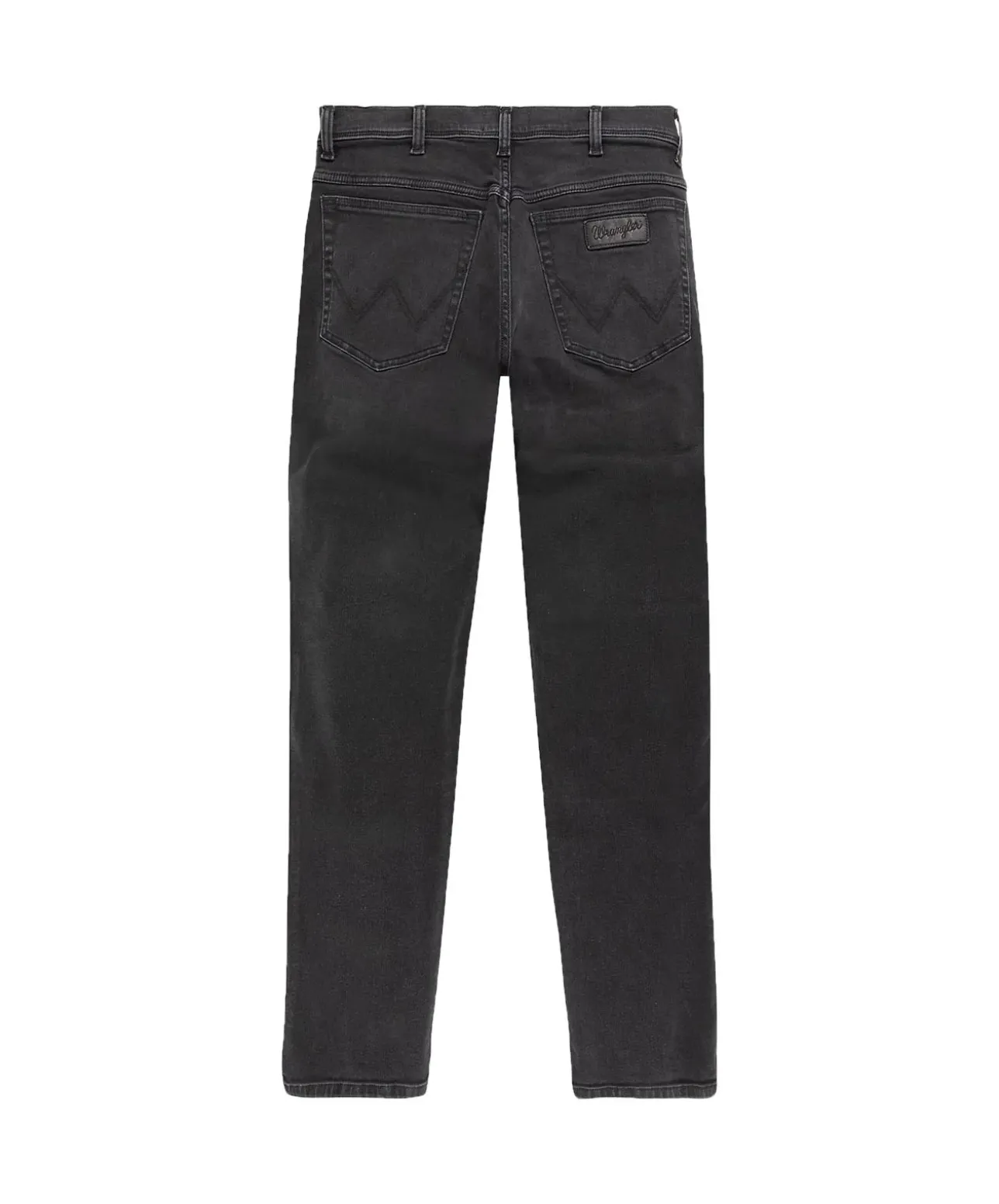 Wrangler Jeans Straight Fit Greensboro aus Black Denim