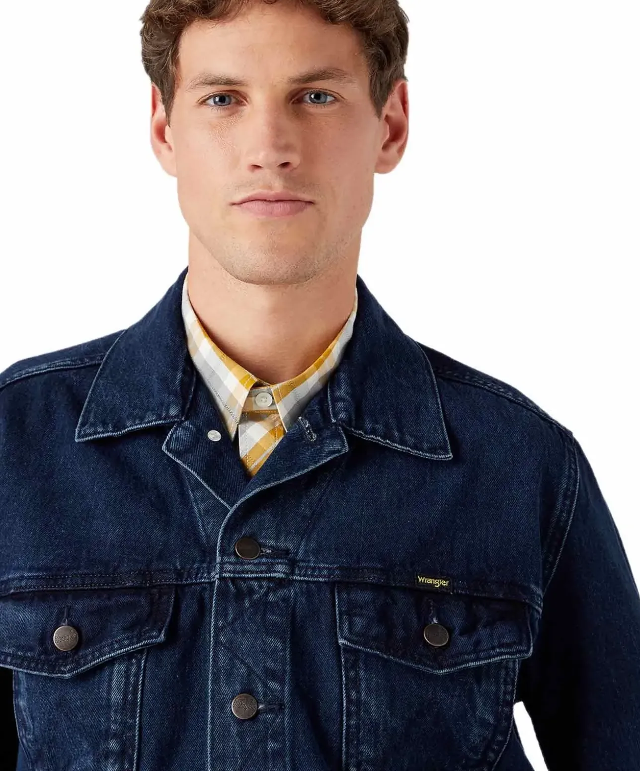 Wrangler Jeansjacke aus Bio-Baumwolle in Coalblue Stone