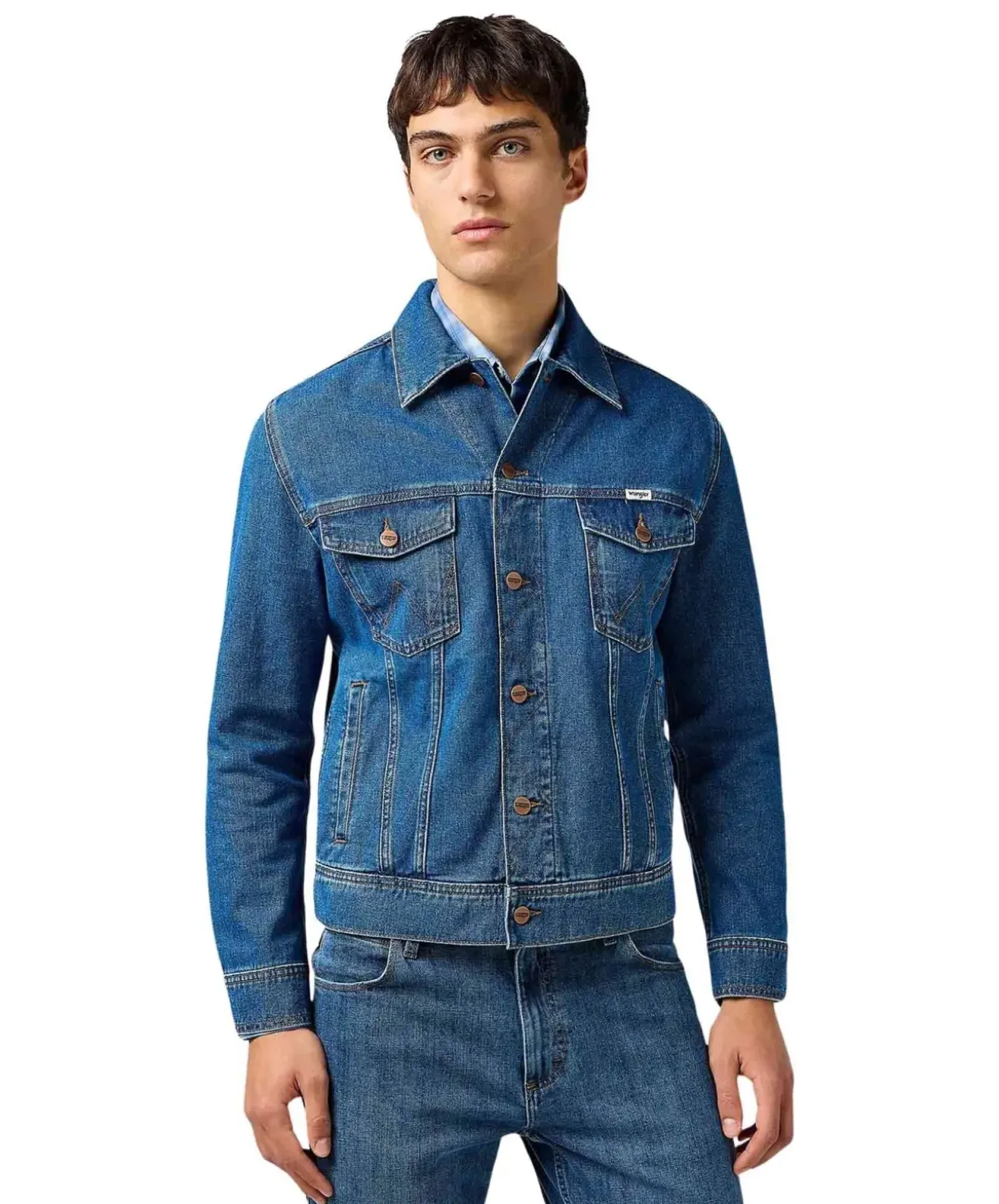 Wrangler Jeansjacke Classic in Stonewash