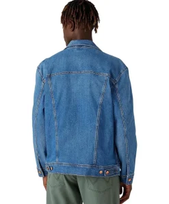 Wrangler Jeansjacke mit Anti Fit in Stonewash