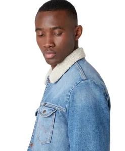 Wrangler Jeansjacke Sherpa mit Teddy-Futter in 3 Years