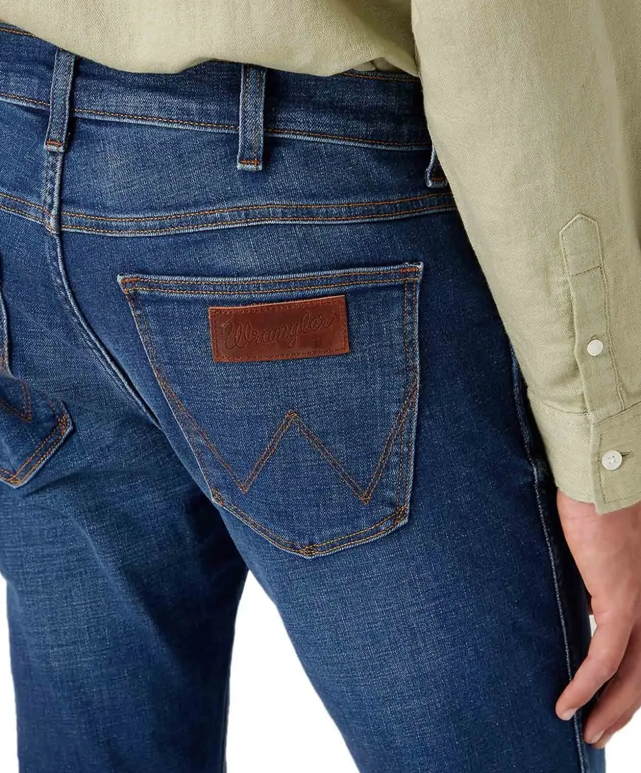 Wrangler Larston Jeans Tapered in Used Waschung