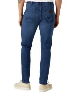 Wrangler Larston Jeans Tapered in Apollo Waschung