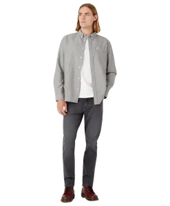 Wrangler Larston Jeans Tapered in Dunkelgrau