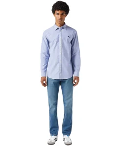 Wrangler Oxford-Hemd in hellblau mit kleinen Logo