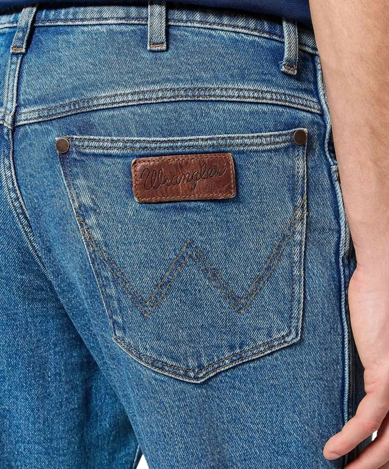 Wrangler River Jeans heller Chante Waschung