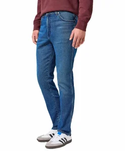 Wrangler River Jeans in Sundown Blue-Waschung