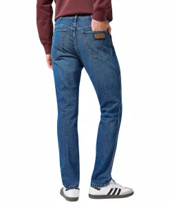 Wrangler River Jeans in Sundown Blue-Waschung