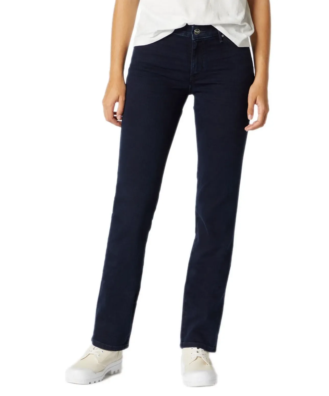 Wrangler Straight Jeans Body Bespoke in Blue Black