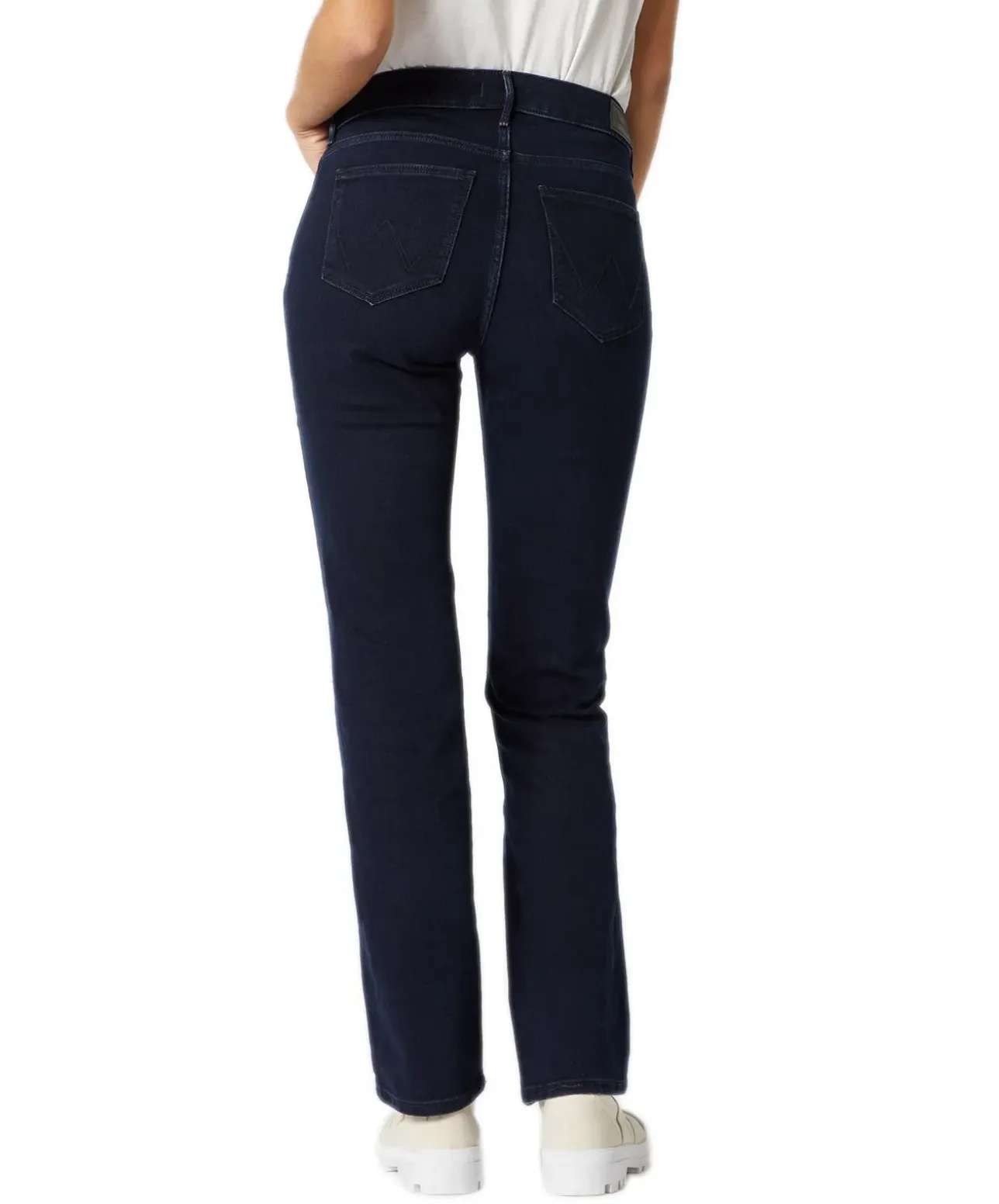 Wrangler Straight Jeans Body Bespoke in Blue Black