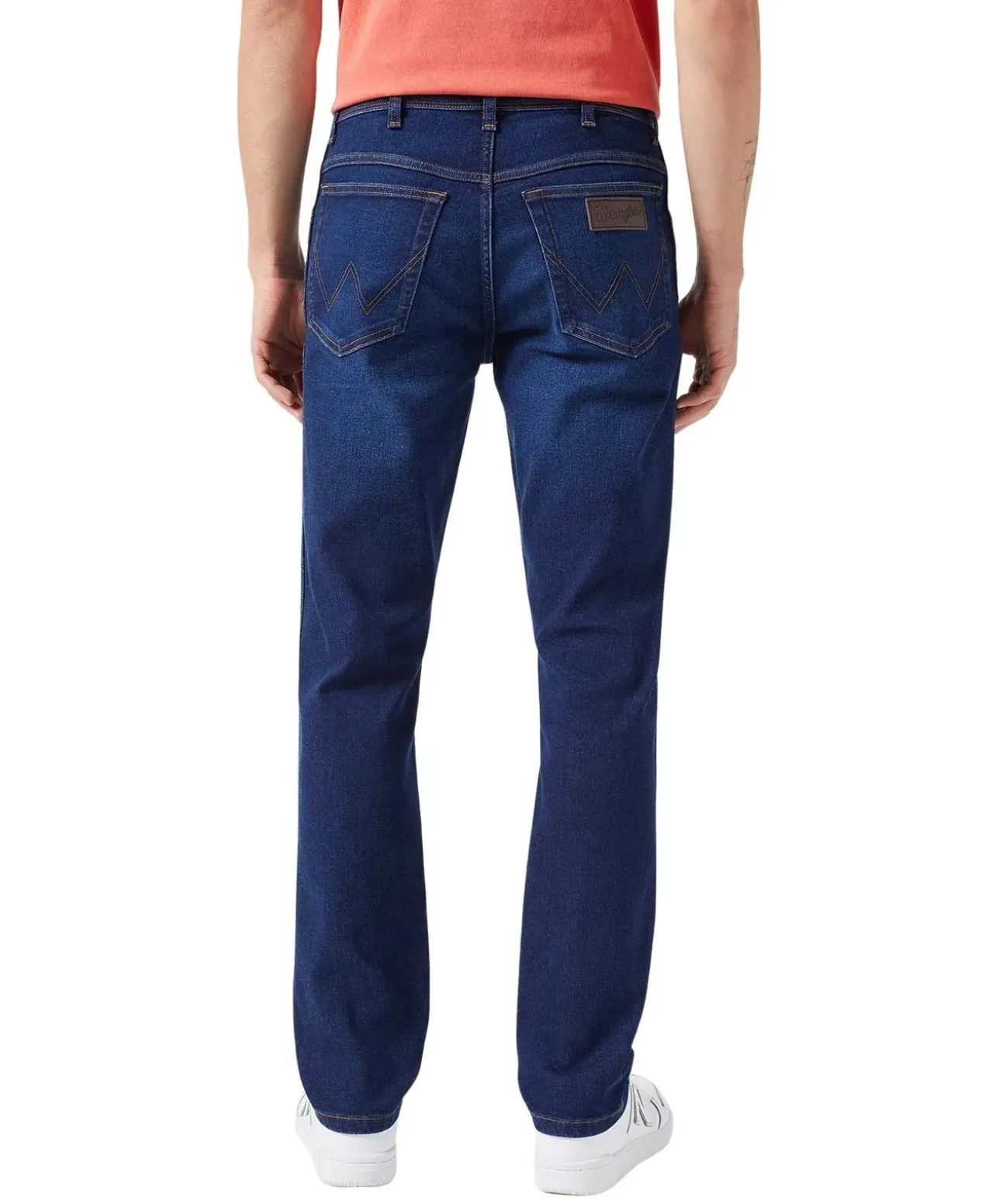 Wrangler Texas Slim fit Jeans in Dunkelblau