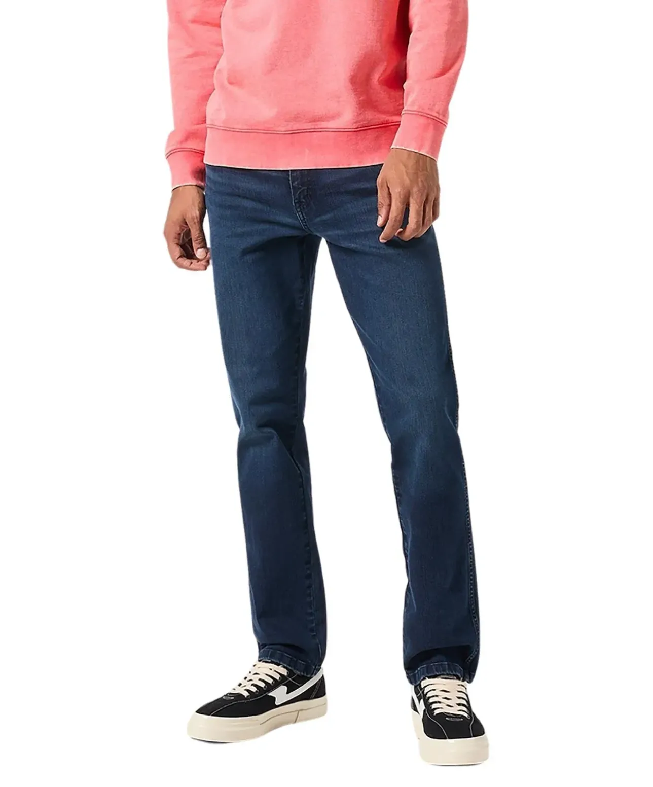 Wrangler Texas Slim Jeans in blue black Waschung