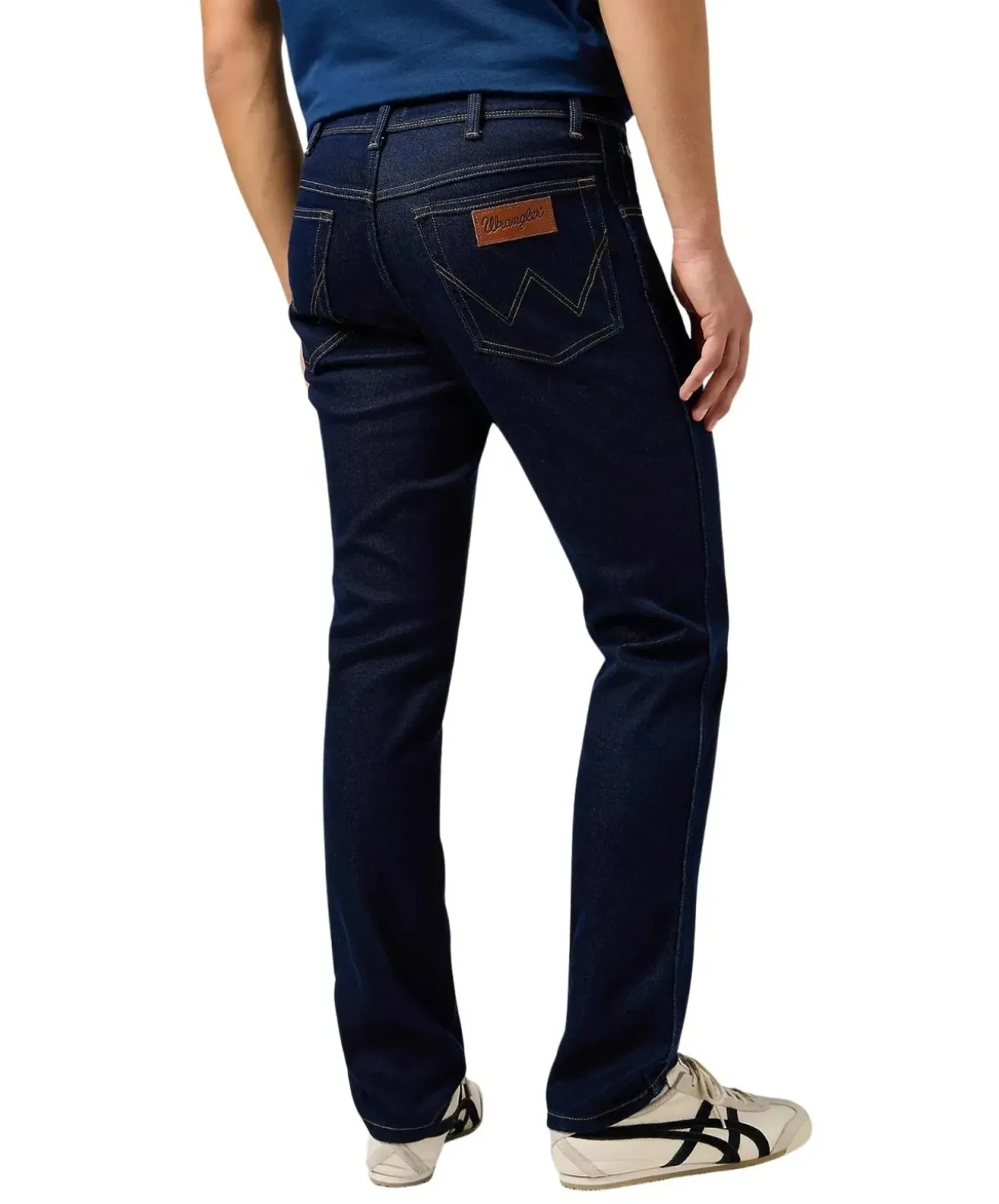Wrangler Texas Slim Jeans in Moonlight Rinse