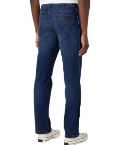 Wrangler Texas Stretch Jeans in dunkelblauem High-Stretch