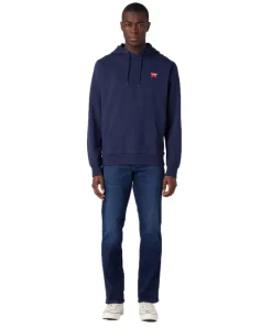 Wrangler Texas Stretch Jeans in dunkelblauem High-Stretch
