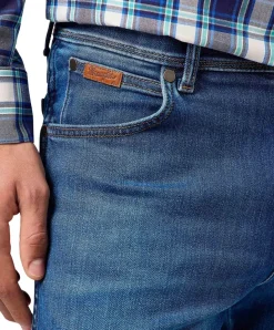 Wrangler Texas Stretch Jeans in Verdant Tone