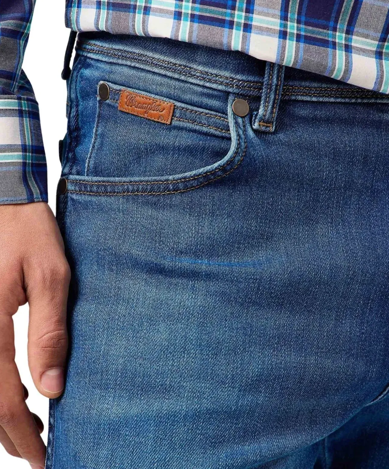 Wrangler Texas Stretch Jeans in Verdant Tone