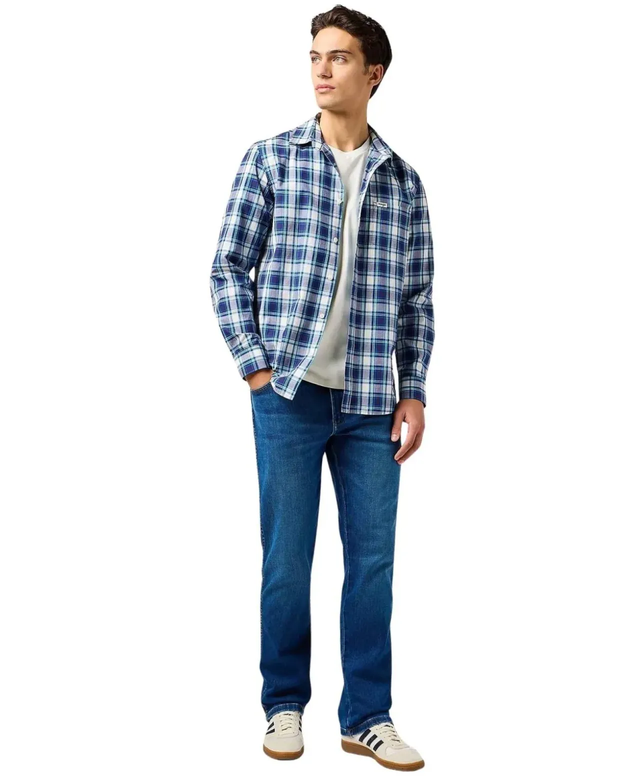 Wrangler Texas Stretch Jeans in Verdant Tone