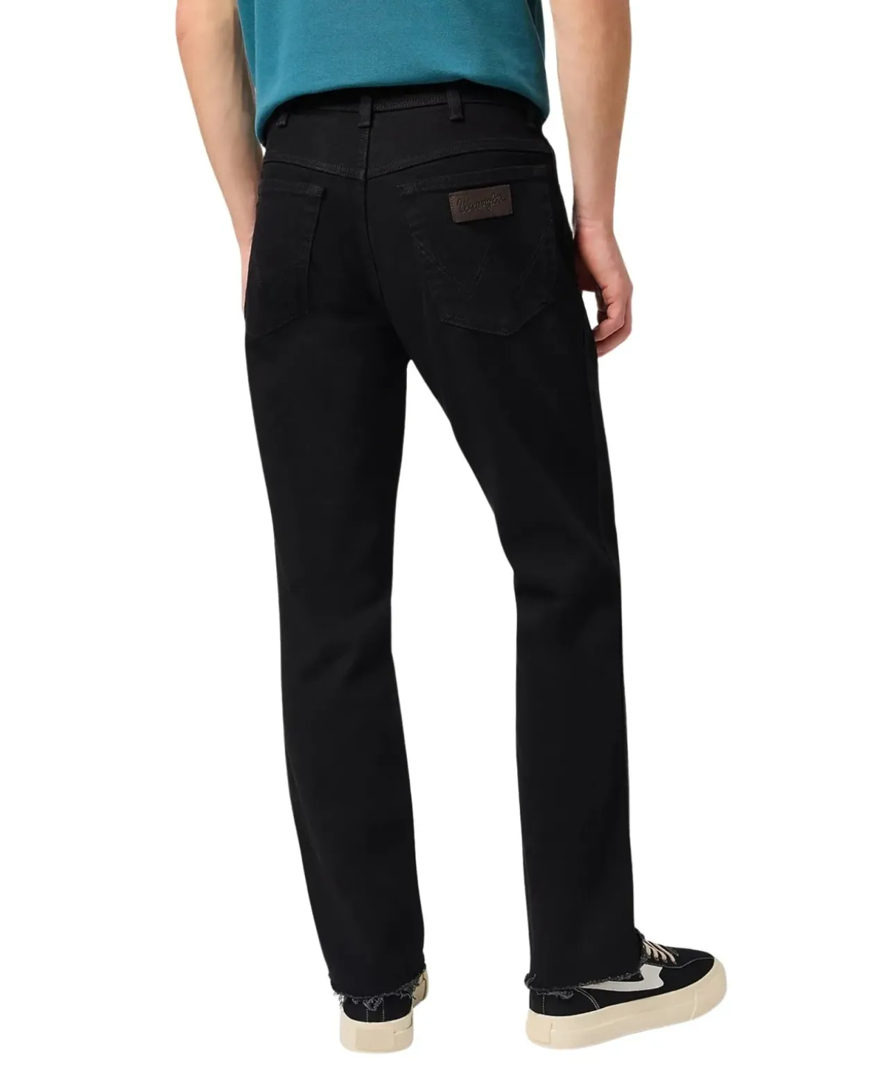 Wrangler Texas Stretch Jeans in Black Overdye