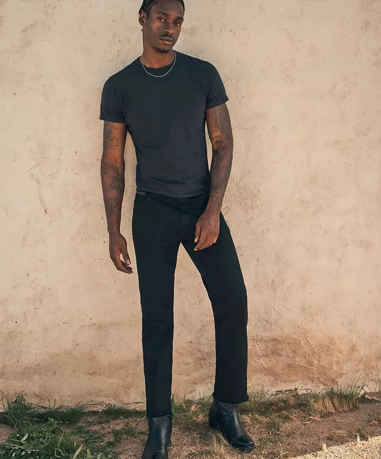 Wrangler Texas Stretch Jeans in Black Overdye