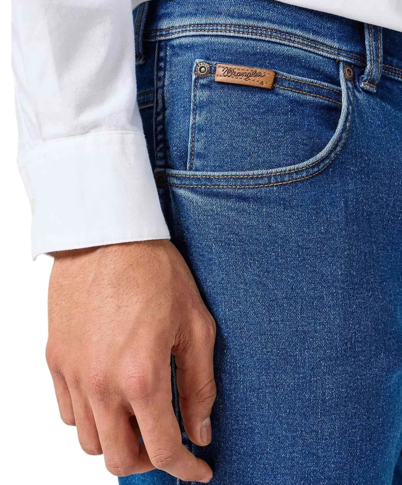 Wrangler Texas Stretch Jeans in Midnight Shadow