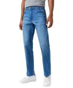 Wrangler Texas Stretch Jeans in blauer High-Stretch-Qualität