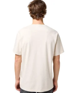 Wrangler T-Shirt Frame mit Logo in Beige