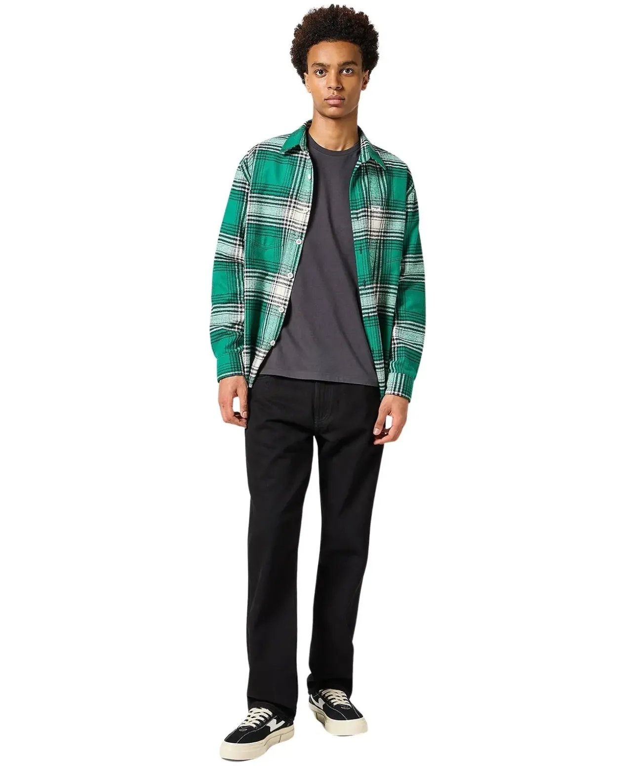 Wrangler T-Shirt Sign Off Tee in Schwarz