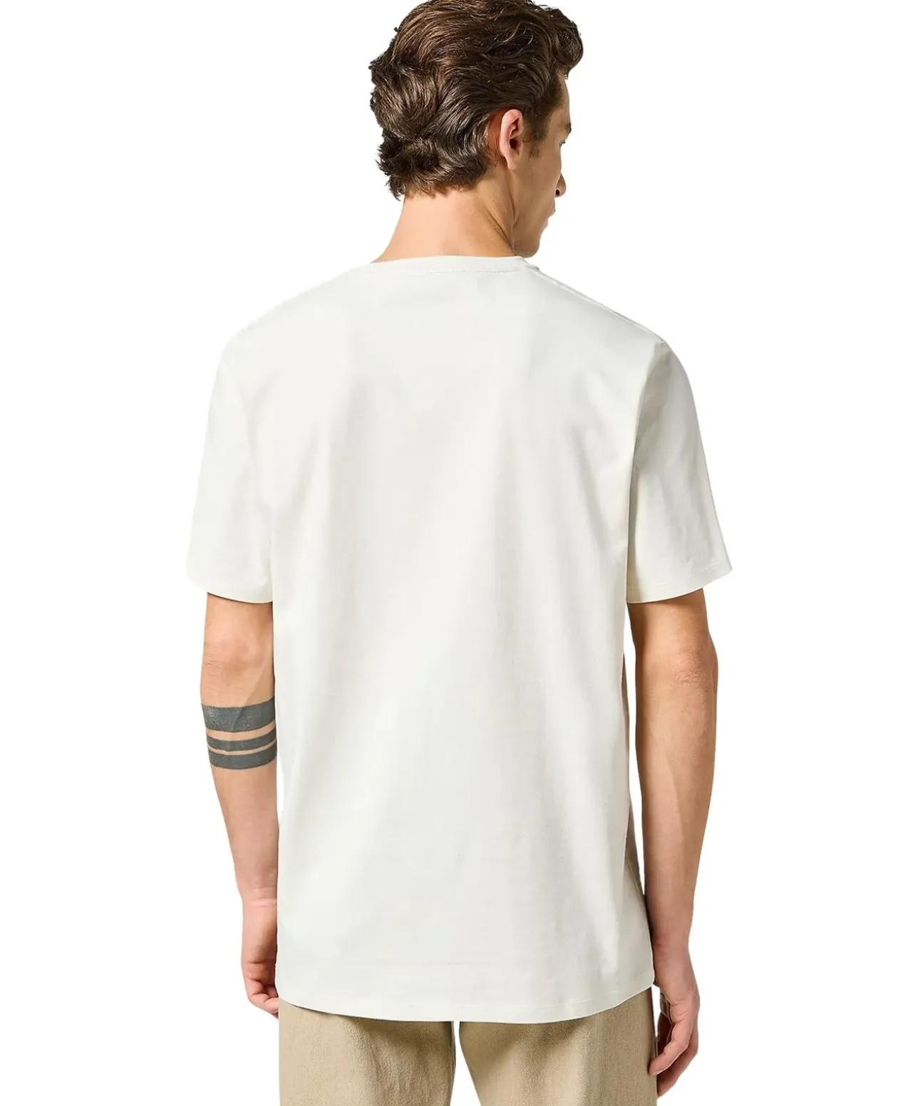 Wrangler T-Shirt Sign Off Tee in Weiß