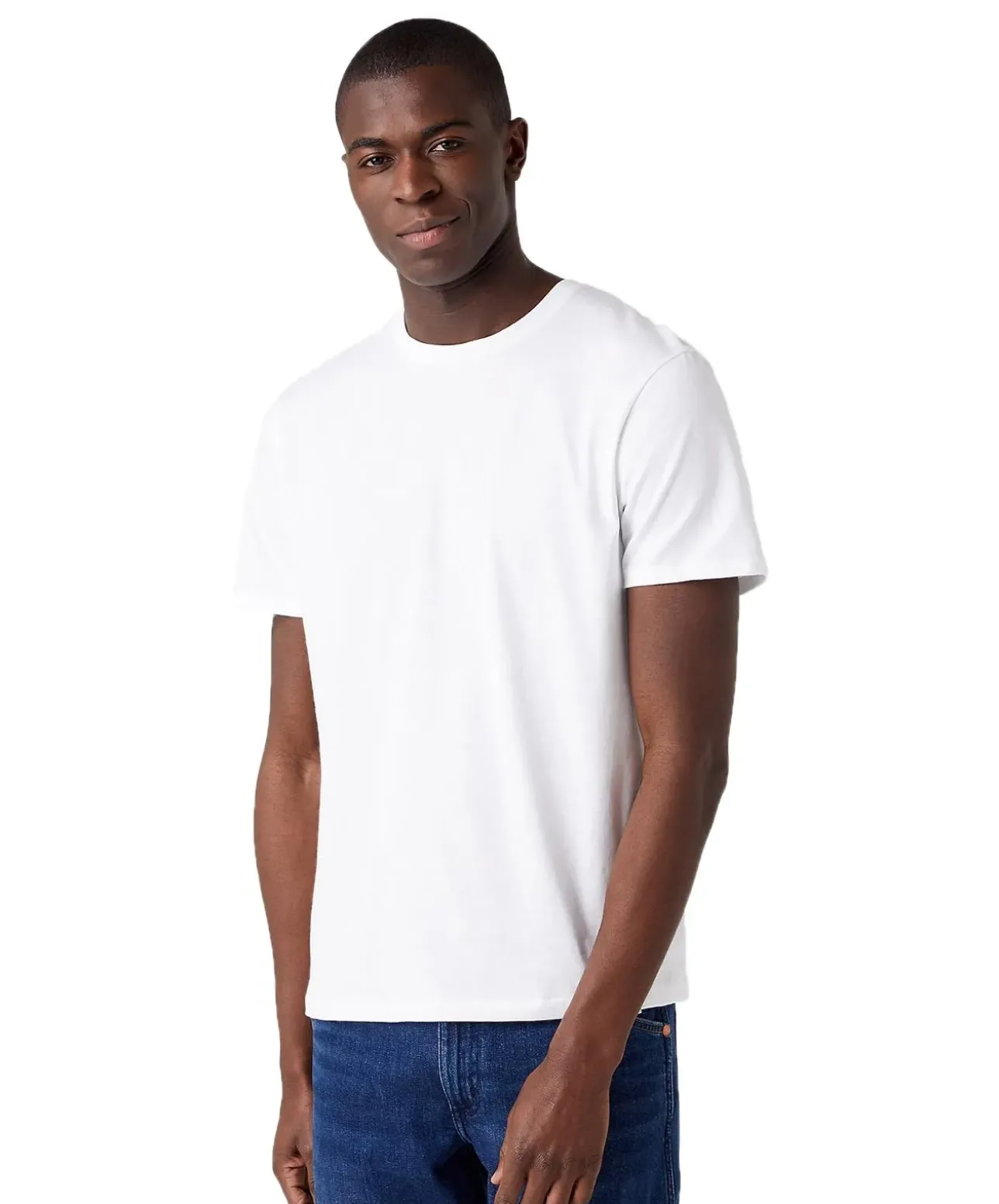 Wrangler T-Shirt Tee in Weiß im 2 Vorteilspack