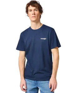 Wrangler T-Shirts Sign Off Tee 2er-Pack in Dunkelblau