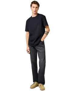 Wrangler T-Shirts Solid Tee in Schwarz
